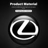 8pcs Car Door Keyhole Cover Sticker Universal Lock Core Decal For Lexus GX470 LS400 LX470 LX570 RC350 UX250h ES350 RX450h