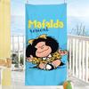 Serviette Mafalda Mignonne Dessin Animé Douce Cadeau Piscine Pour Voyage Salle de Sport Douche Camping Séchage Rapide Sportive Grandes Serviettes de Plage