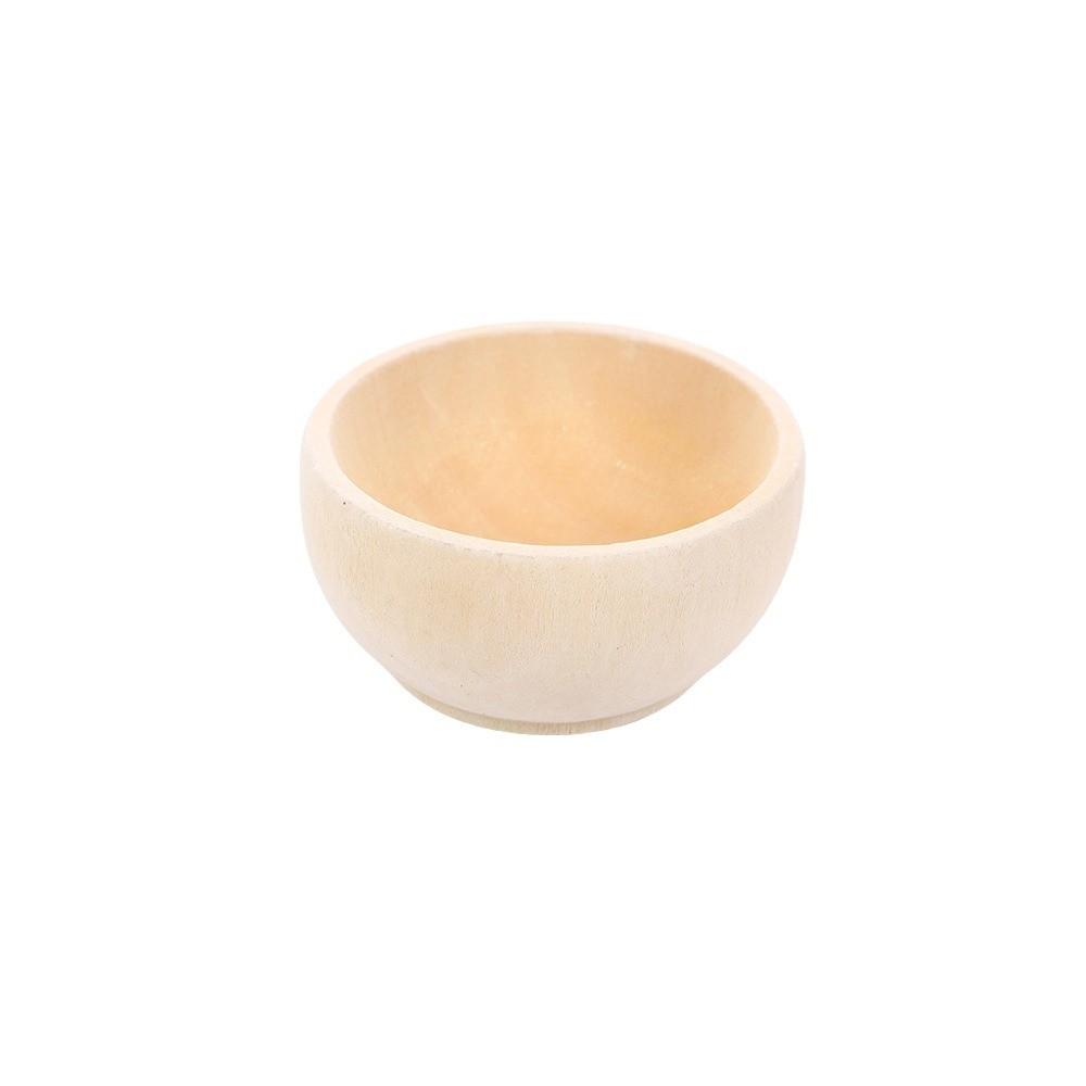 DIY Small Wooden Bowls Mini Unfinished Wooden Bowls New Unpainted Wood Bowls  Painting