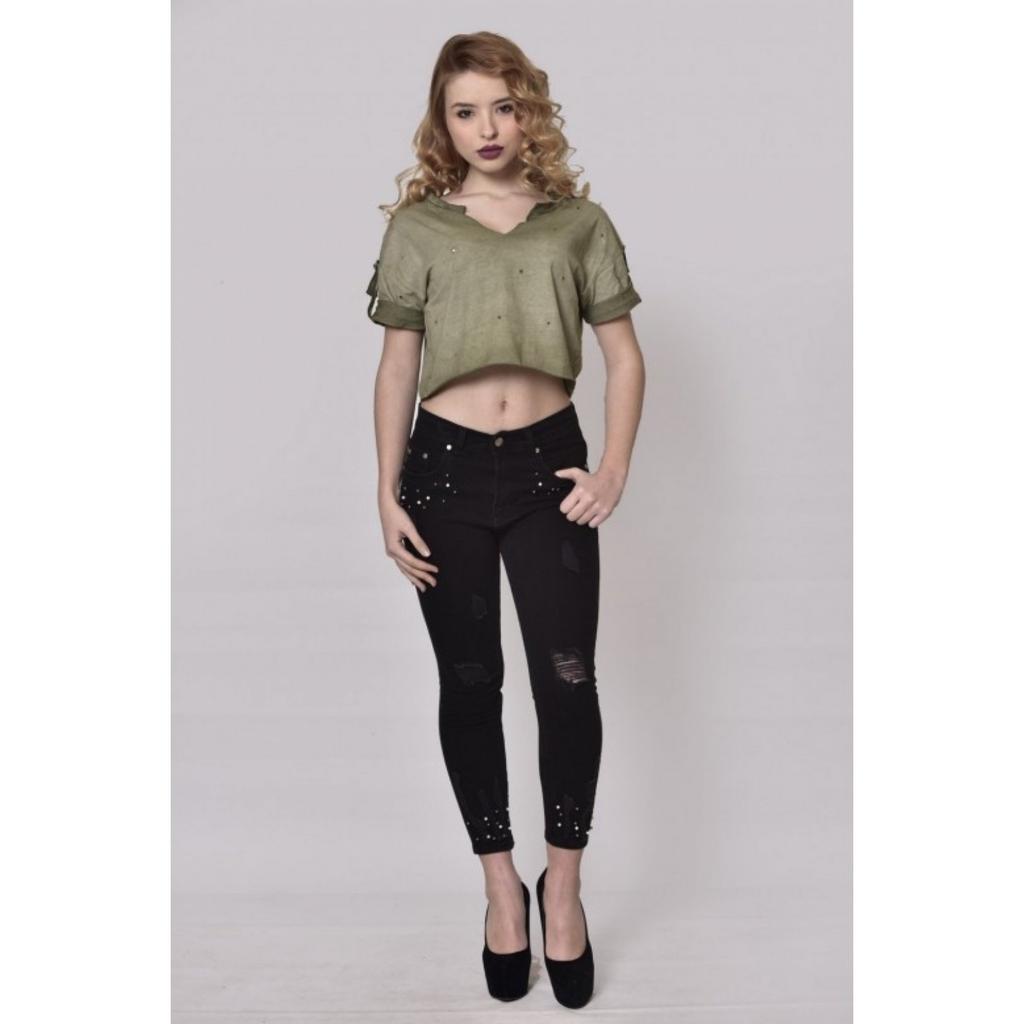 T-shirt lavé à la peinture à l'huile