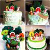 11pcs Farm Animal Cake Decoration Farm Animal Birthday Cake Topper Cow Cake Decoration for Farm Animal Baby Shower Birthday Par