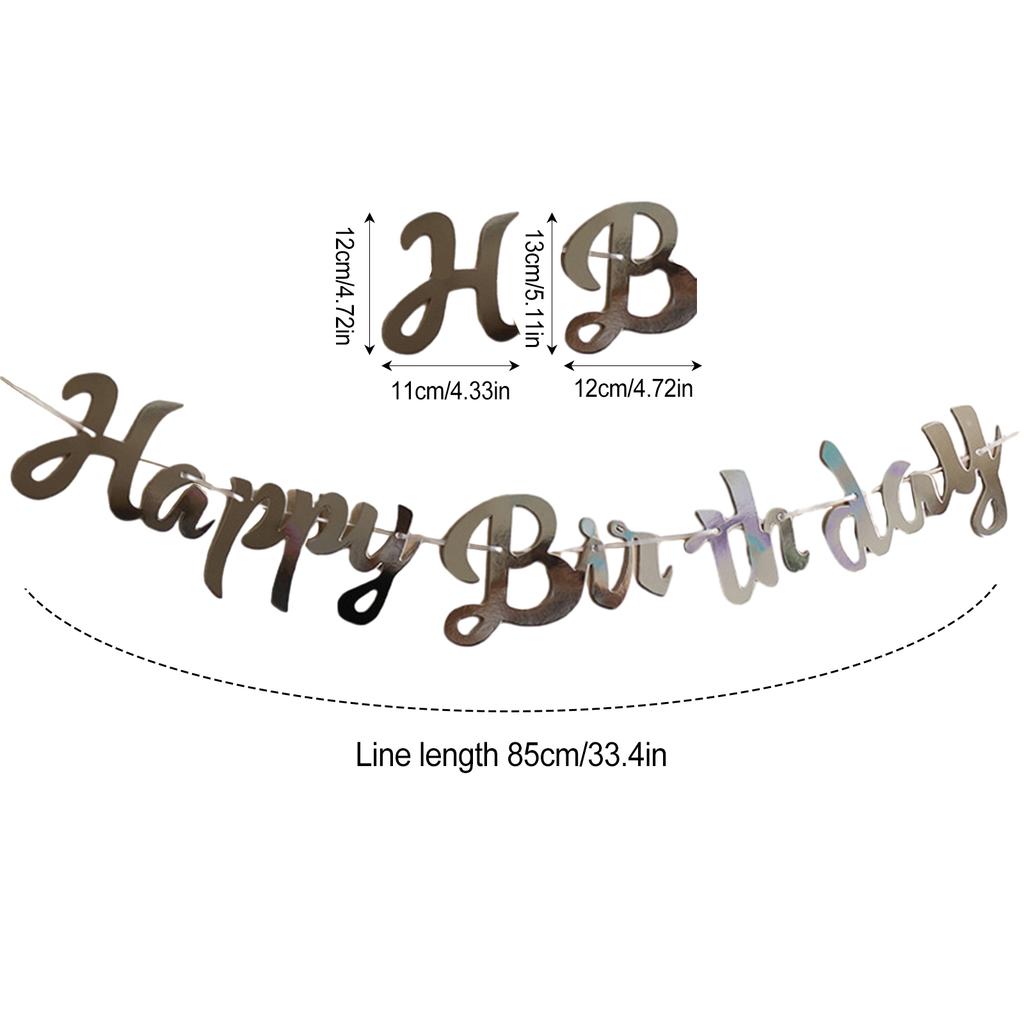 Happy Birthday Banner Birthday Banner Birthday Decorations Happy Birthday Decorations For Birthday Party