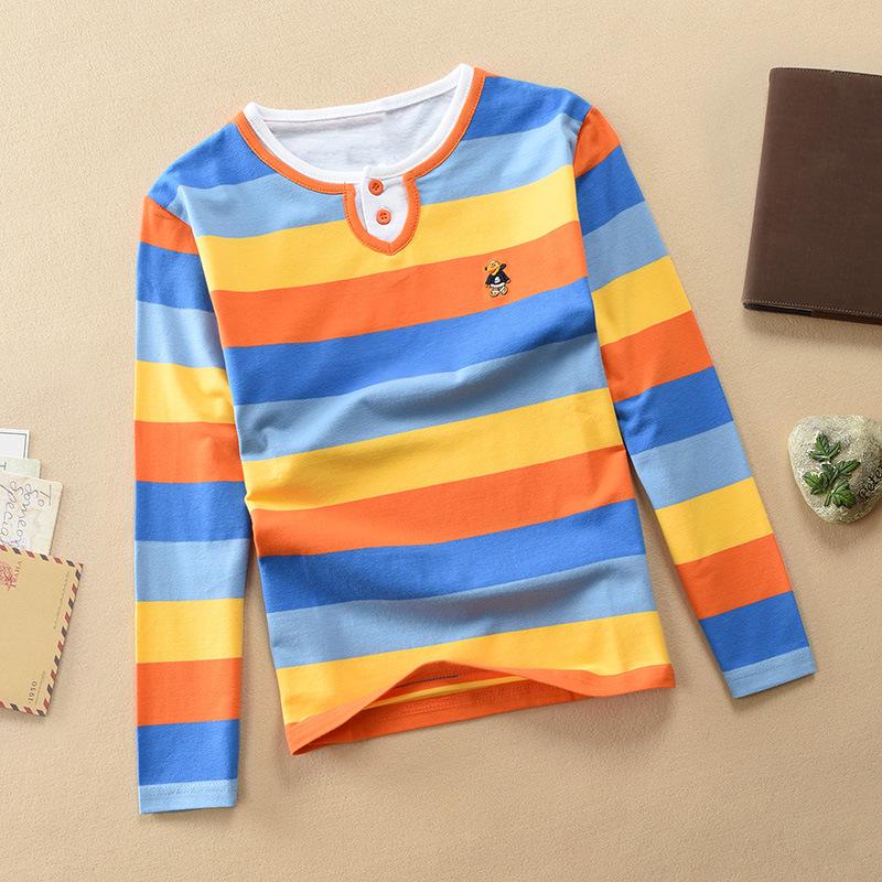 

Детская рубашка поло с длинным рукавом, размеры 100-170, возраст 1-15 лет, коллекция весна/осень 16-24 set of 5 (specify model)