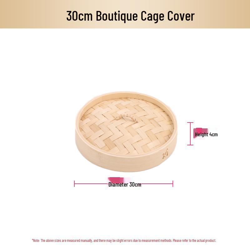 Mini Bamboo Xiao Long Bao Steamer with Steaming Grid for Dumplings