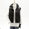 Winter new down cotton vest casual thickened zipper ultra-short stand-up collar lambskin vest