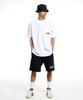 CREAM SODA LAB Basketball Oversized Heavyweight Pocket Short Sleeve T-Shirt White Black