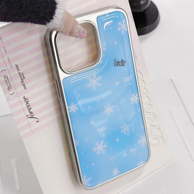 

Zhitai Electroplated Silver Edge Phone Case for iPhone 13 Pro Max, iPhone 16 Pro, and Huawei P70. Huawei Mate 60 Pro