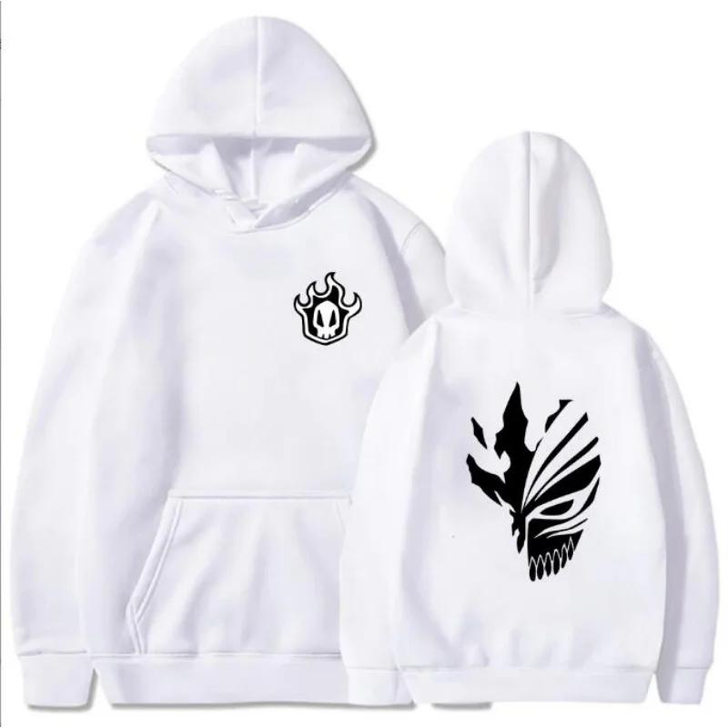 Bleach Anime Zaraki Kenpachi Print Hooded  Prevalent Hoodies Autumn Loose Streetwear Harajuku Unisex Sweatshirt