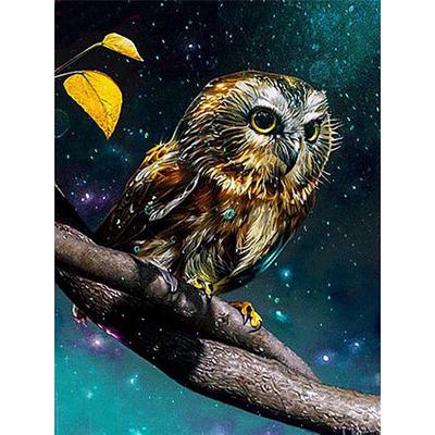 Completo 5D pittura diamante fai da te animale del fumetto gufo ricamo punto croce decorazioni per la casa regalo fatto a mano
