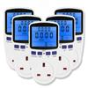 Power Meter Digital LCD Display Energy Watt Voltage Amps Meter Household Energy Saving Electricity Usage Monitor Plug