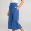 Women's Color Loose And Comfortable Elastic Waist Tie Pants