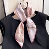 100% Natural Silk Scarf Women Luxury High Quality Headband Square Foulard Female Neckerchief Shawl Wraps Hijab Bandana Scarves