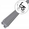 Seal for PVC windows S-1559 ALUPLAST GRAY 1m