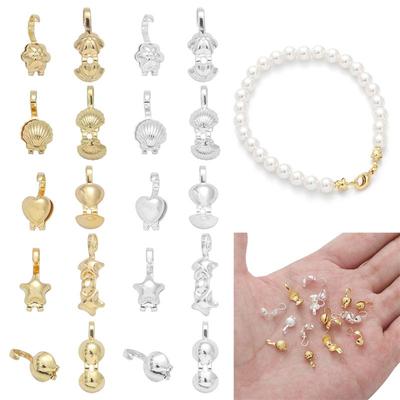 20Pcs Copper Clasp Set, for DIY Necklace Bracelet Earrings Jewelry Making
