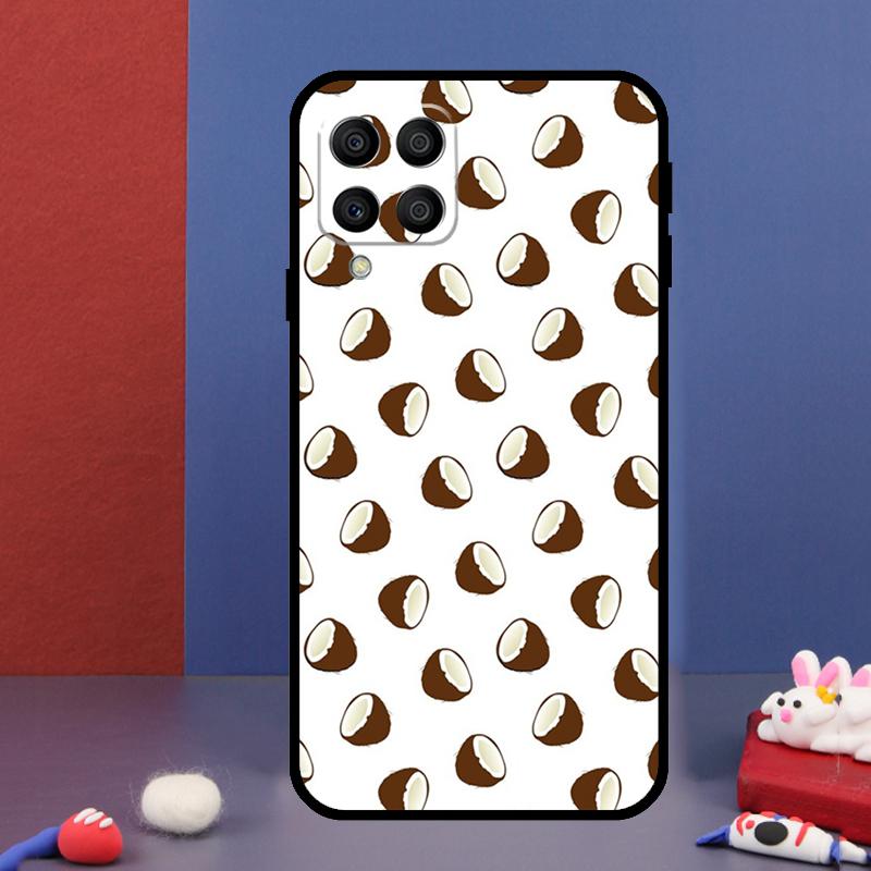 Summer Fruit Coconut For Samsung Galaxy M31 M51 M33 M13 M23 M53 M15 M55 M14 M34 M54 M20 M30s M32 M52 Phone Case