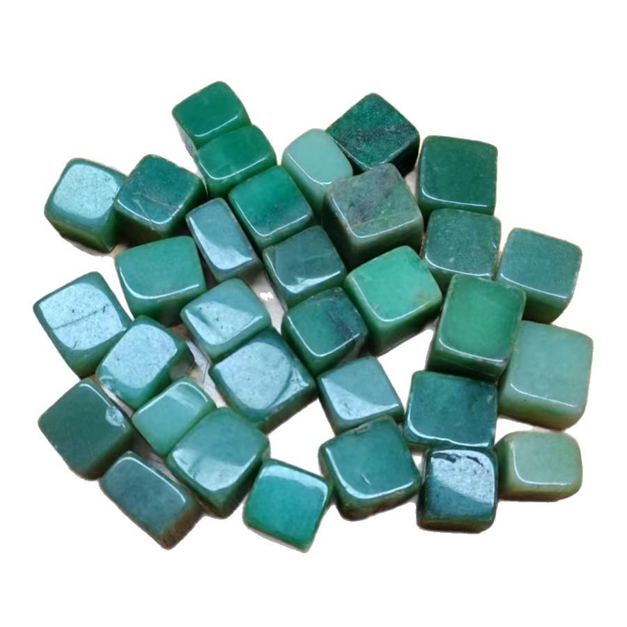 Natural Crystal Cube Ornaments - Polished Minimalist Decor Accessories