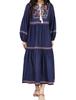 Orolay Summer Long Embroidered Resort Bohemian Beach Long Slimming Loose Everyday Wear Women's Dress, Dress, Dress, Dress, Dress, Dress, Sleeves,