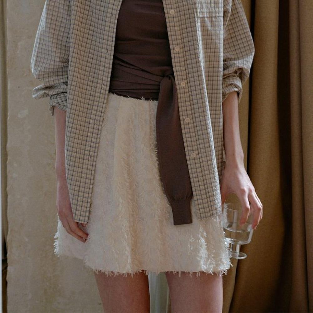 

Balloon Mini Skirt New5ms304 IVORY/55