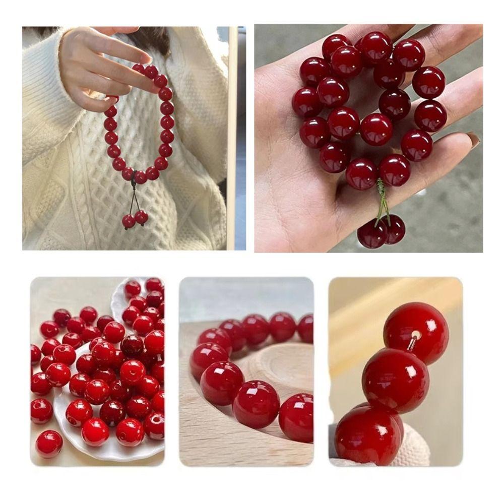 Cherry Bodhi Root Bracelet Yoga Bodhi  Bracelet Prayer Beads Mala Bracelet  Daily Wear