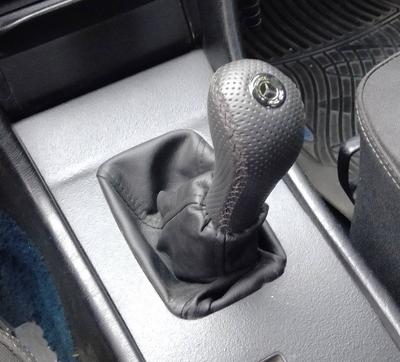Gombík radiacej páky V1 (kožené) pre Mercedes E-class W124 1984-1997