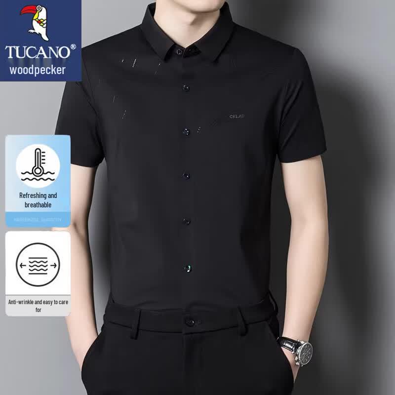 TUCANO Men s Summer Lightweight Short-Sleeve Shirt 52