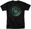Battlestar Galactica Galaxy Badge T Shirt Sci Fi TV Show T Shir