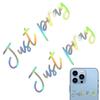 Car Mirrors Stickers Affirmation Reminder Just Pray? Multi-Purpose Decal For Side View Mirrors, Laptops,