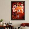 DIY Diamond Painting Red Pandas and Children Cross Stitch Kit Mosaic Art Diamond Painting Full Circle Diamond Home Decoration