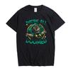 Doctor Doom Marvel TShirt Chibi Were All Doomed Print Oversized Cotton Casual Crew Neck Short Sleeve Top for Men Women