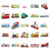 100 Little Train Cartoon Stickers: Creative Vehicle Designs for DIY Projects