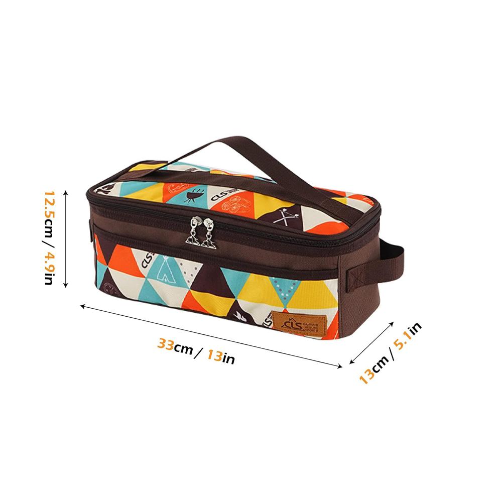 Camping Travel Cookware Organizer Bag Cooking Utensils Storge Portable Pouch for Outdoor Barbecue Camping Cooking Spoon