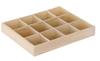 Crystal Craft Underwear Storage Drawer Divider Box Wooden Organize Socks and Other Items - -