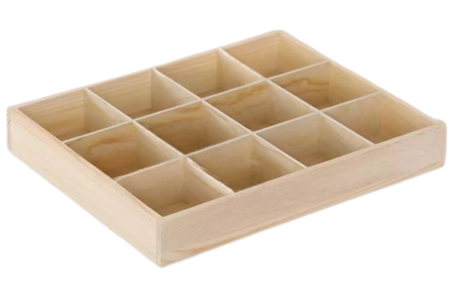 

Crystal Craft Underwear Storage Drawer Divider Box Wooden Organize Socks and Other Items - - коричневый
