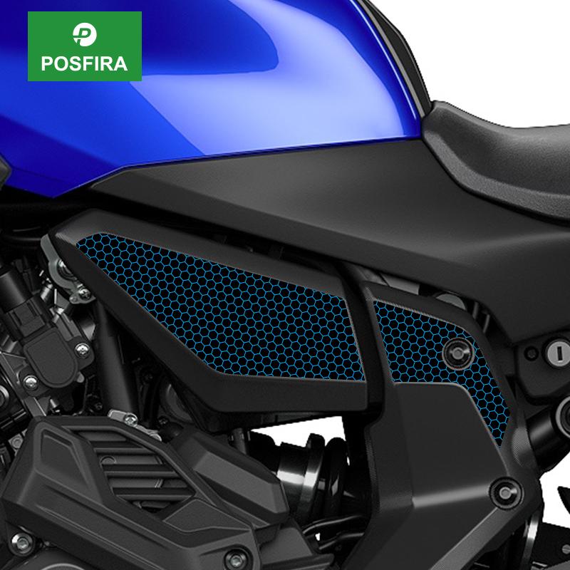 POSFIRA Motorcycle Frame Stickers Vinyl Decals for Yamaha MT07 MT 07 2025 MT-07 Motorbike Fairing Decoration Accessories
