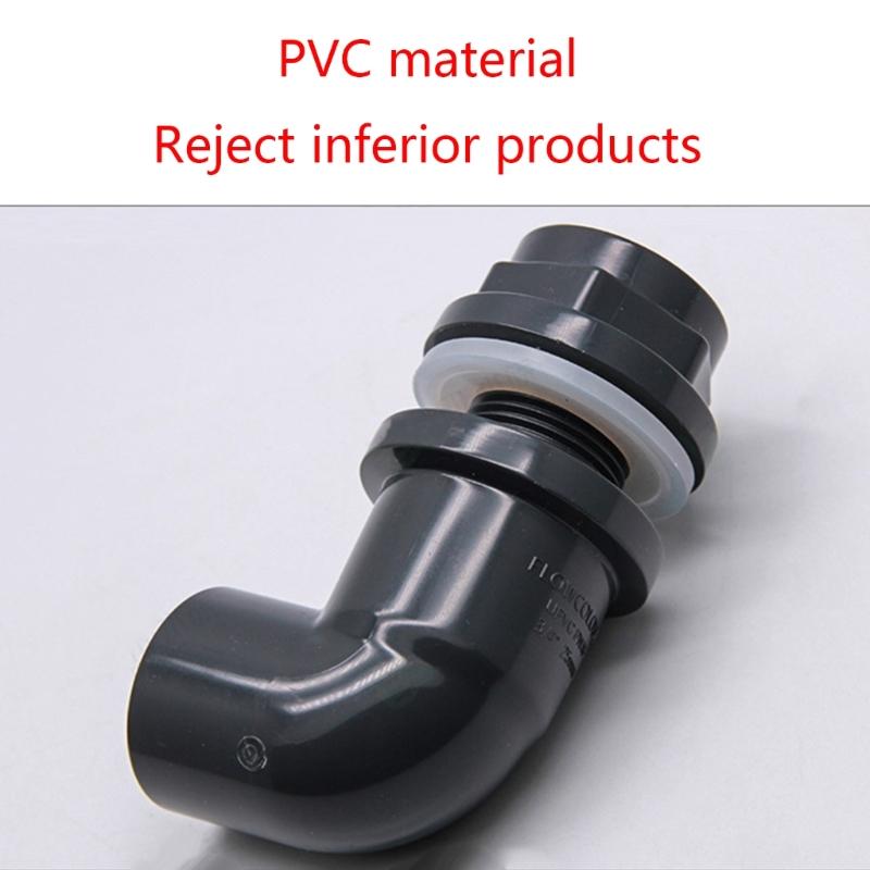 Aquarium Outlet Water Pipe Connector Fish Tanks Joint Elbow Tube Pipe Connector for Household Aquarium Accessories