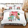 Hot Bad Buny Debi Tirar Mas Fotos Beding Set Single Twin Ful Quen King-Sized Dimensionsd Dimensions Bed Linen Set Adult People Kid Bedrom Duvetcover