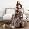 Funny Monkey Cartoon Gift Blanket For Men Women Super Soft Warm  Throw Blankets for Sofa 50x60 Inches Multi-size