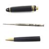 MONTBLANC Ballpoint pen Meisterstückle Grand White Star Twist Type Black gold  Used