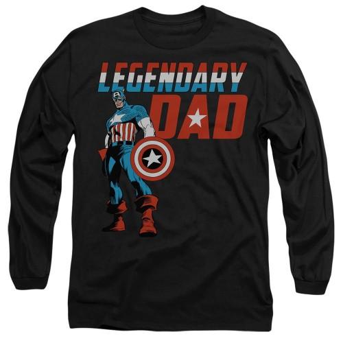 Captain America Unisex Adult Legendary Dad T-Shirt