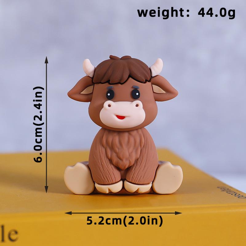 Farm Animal Cake Topper with Yaks Ponies Sheep Piglets Chickens Farm Greenhouse for kids One Year Old 1st Birthday Party Decor