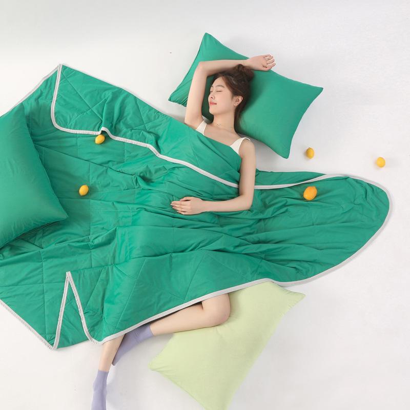 Antibakterielle, leichte, hautfarbene Steppdecke der Klasse A, sommerkühle Steppdecke für Klimaanlagen, sofort kühle, seidig waschbare Melonen-Steppdecke