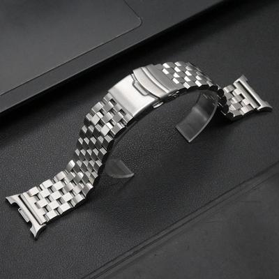 Pulsera de Lujo Sin Espacios para Samsung Galaxy Watch 8 40mm 44mm 8Classic Correa de Acero Inoxidable Hombres Para galaxy ultra 47mm Correa Metálica