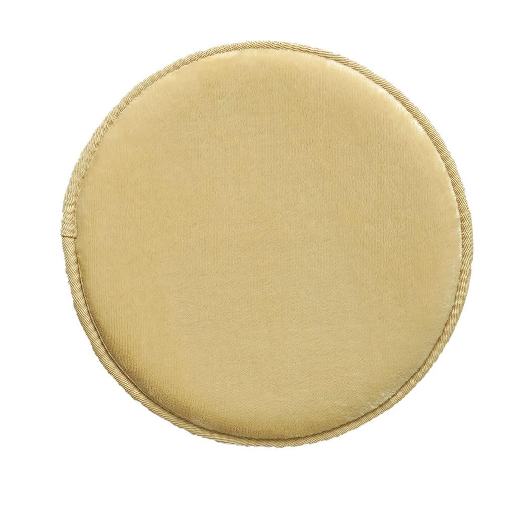 Toshishimizu Chair Smoke 35cm Low High LM102 Pad, Yellow, Round, Resilience, Resilience, 3-Layer Flannel,