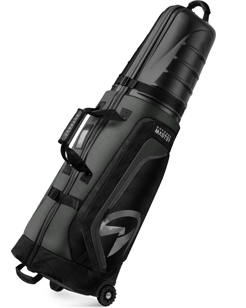 Golf Bag Cover Shell Compatible with Up To Inch 48 Inch OUTDOORMASTER Sturdy Lightweight Golf Travel Cover Caddy Bag Golf Bag Cover Lightweight Wheel