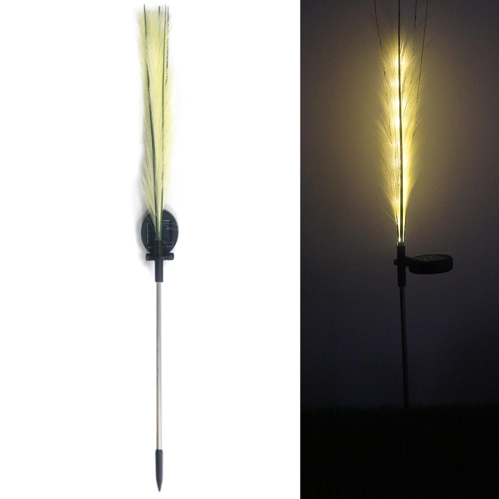 Solar Garden Reed Light Landscape Courtyard Light Outdoor Waterproof Yard Lamp Festive Decorative Light Lawn Lamp Stake Light
