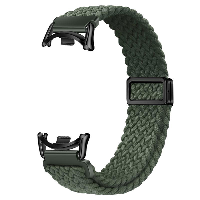Solo Loop Strap For Xiaomi Mi Band 8 9 Elastic Braided Nylon Adjustable Watchband Correa Bracelet For Miband 10 Miband9 8 Accessories