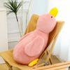 Cartoon Pink Puffed White Duck Plush Toy With Soft Pp Cotton For Kids Bedroom Decor