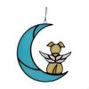 Acrylic Window Hanging Panel Dog Decoration Ornament Pendant for Indoor Outdoor Home