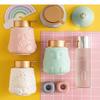 Animal Embossed Ceramic Hand Sanitizer Bottling Bathroom Shower Gel Shampoo Lotion Bottle Household Disinfectant Press Container