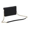 Saint Laurent Ysl Cassandre Logo Chain Shoulder Strap Lambskin Envelope Crossbody Bag Women bags Black 847638-AACYT-1000
